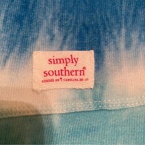 ✨🆕💖🌊SIMPLY SOUTHERN‎ WEEKEND VIBES TIE DYE CREW NECK SHIRT🌊💖 - Picture 7 of 13